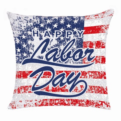 Perfect Custom Sequin Cushion Cover Photo Gift Labor Day